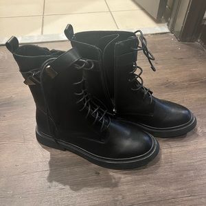 Black Leather Boots